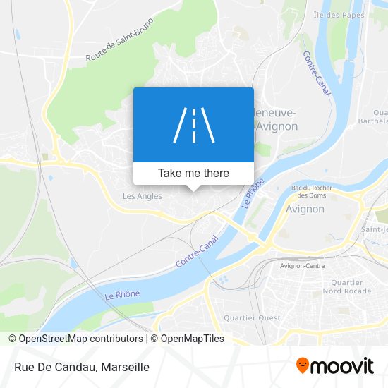 Rue De Candau map