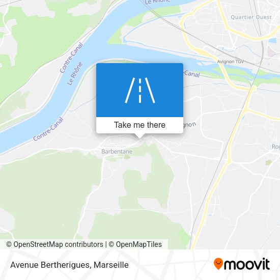Avenue Bertherigues map