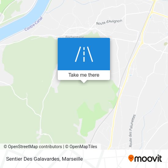 Sentier Des Galavardes map