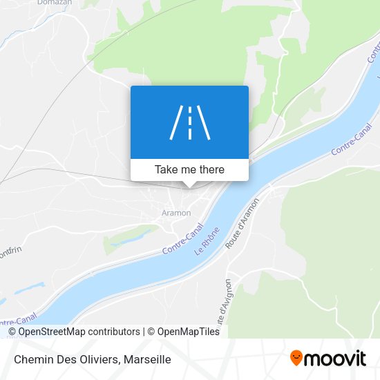 Chemin Des Oliviers map