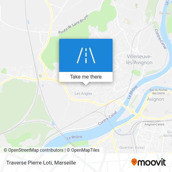 Traverse Pierre Loti map