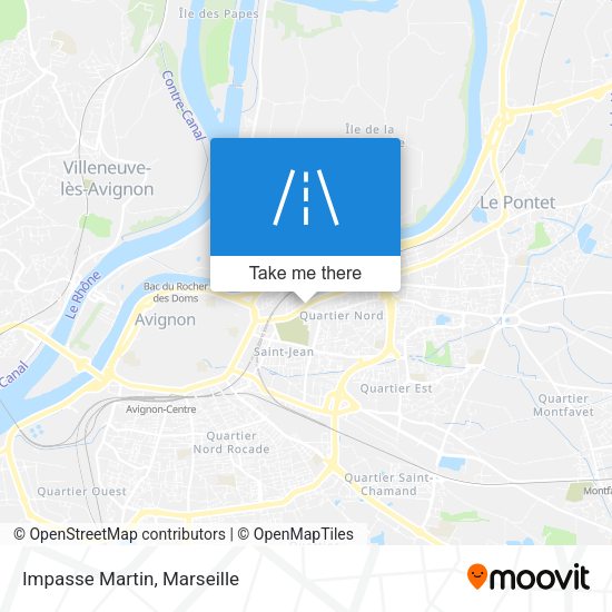 Impasse Martin map