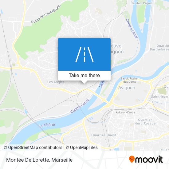 Montée De Lorette map