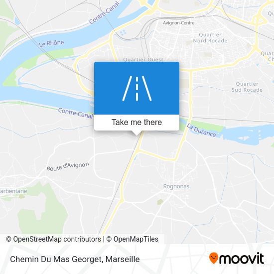 Chemin Du Mas Georget map