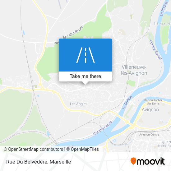 Rue Du Belvédère map