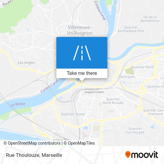 Rue Thoulouze map