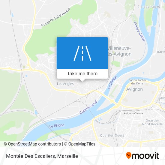 Montée Des Escaliers map