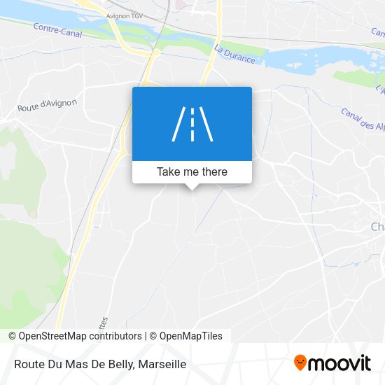 Route Du Mas De Belly map