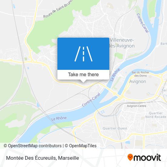 Montée Des Écureuils map