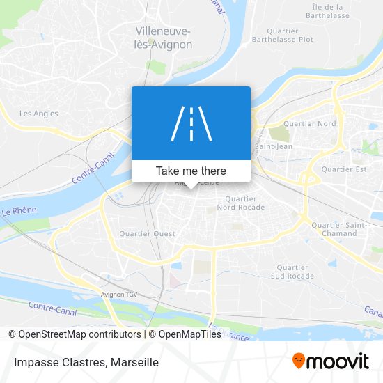 Impasse Clastres map
