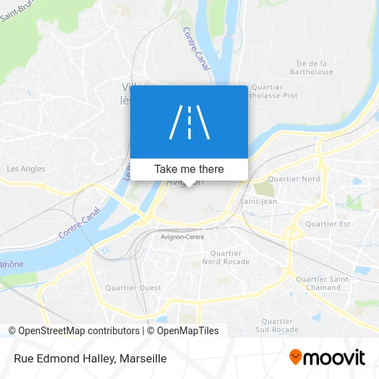 Rue Edmond Halley map