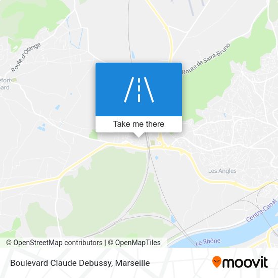 Boulevard Claude Debussy map