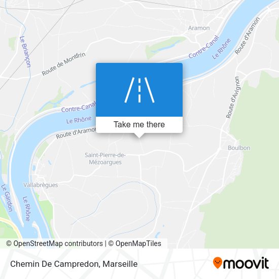 Chemin De Campredon map