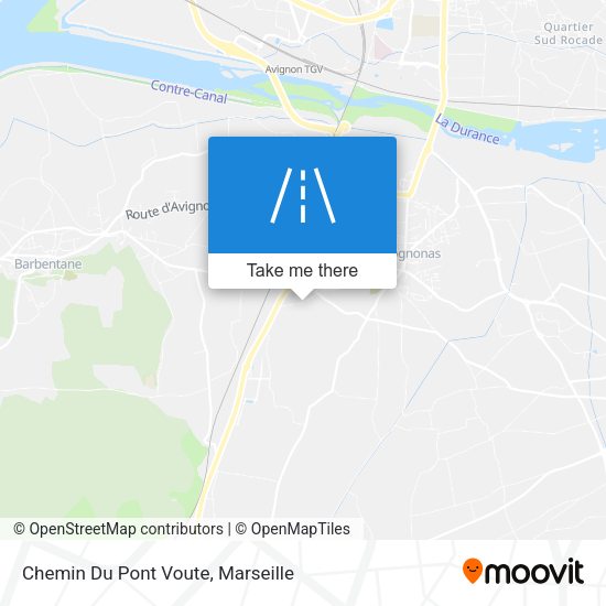 Chemin Du Pont Voute map