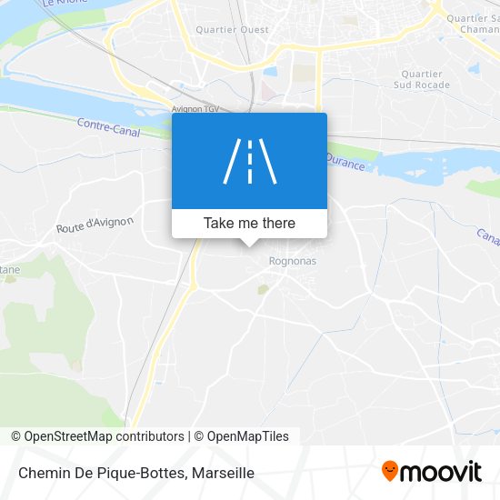 Chemin De Pique-Bottes map