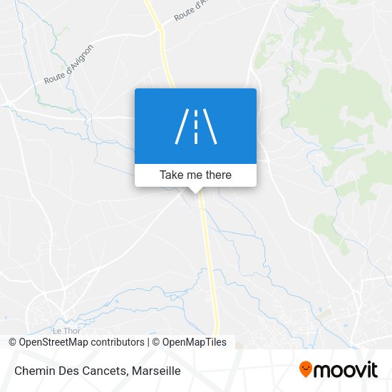 Chemin Des Cancets map