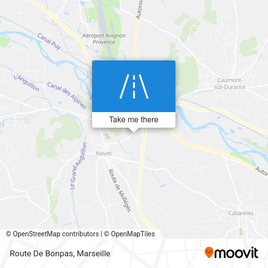 Route De Bonpas map