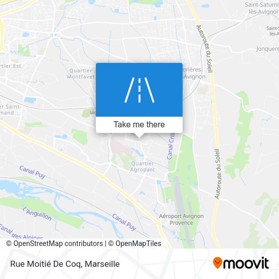 Rue Moitié De Coq map