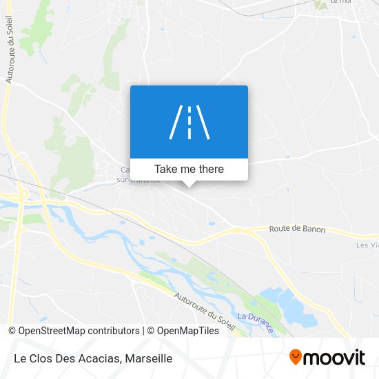 Le Clos Des Acacias map