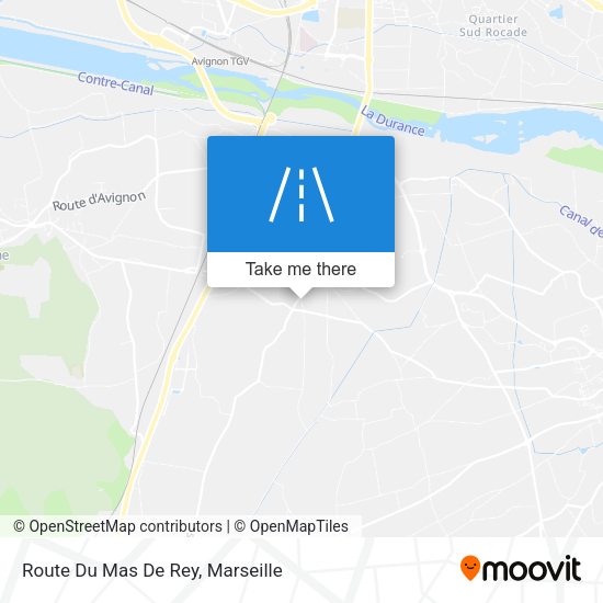Route Du Mas De Rey map