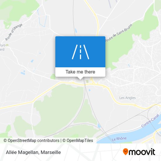 Allée Magellan map