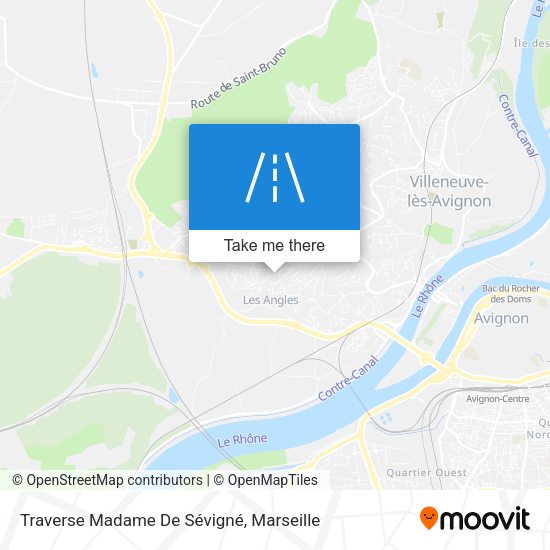 Traverse Madame De Sévigné map