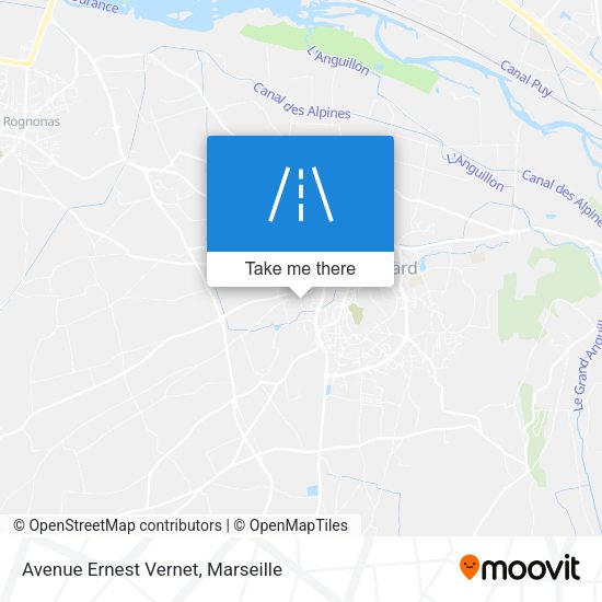 Avenue Ernest Vernet map