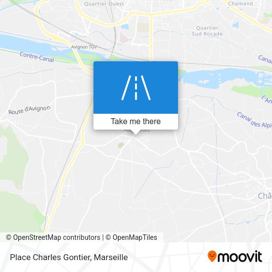 Place Charles Gontier map