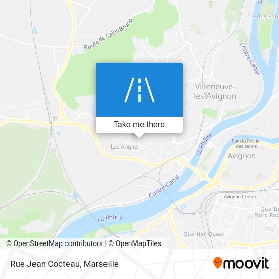 Rue Jean Cocteau map