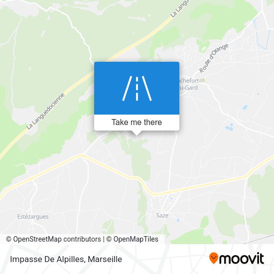 Impasse De Alpilles map