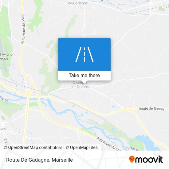 Route De Gadagne map
