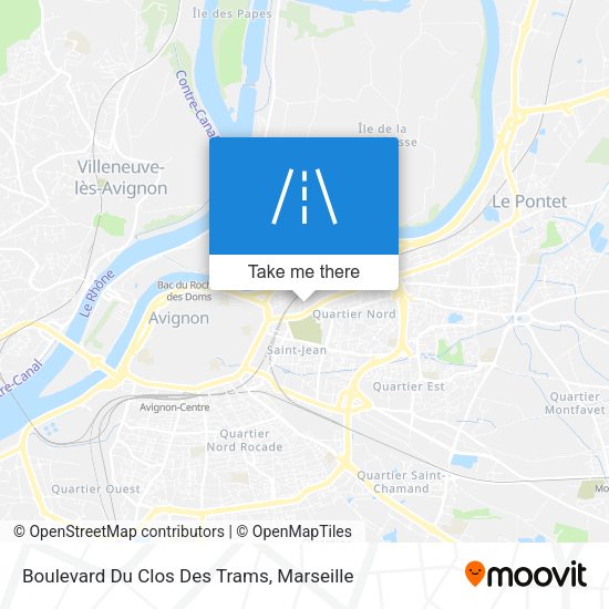 Boulevard Du Clos Des Trams map