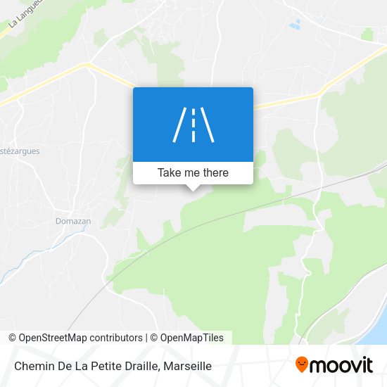 Chemin De La Petite Draille map