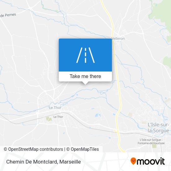 Chemin De Montclard map