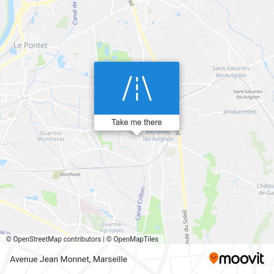 Avenue Jean Monnet map