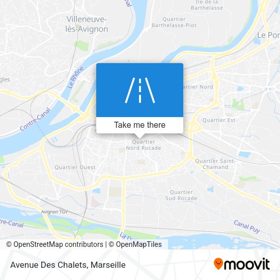 Avenue Des Chalets map