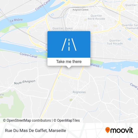 Rue Du Mas De Gaffet map