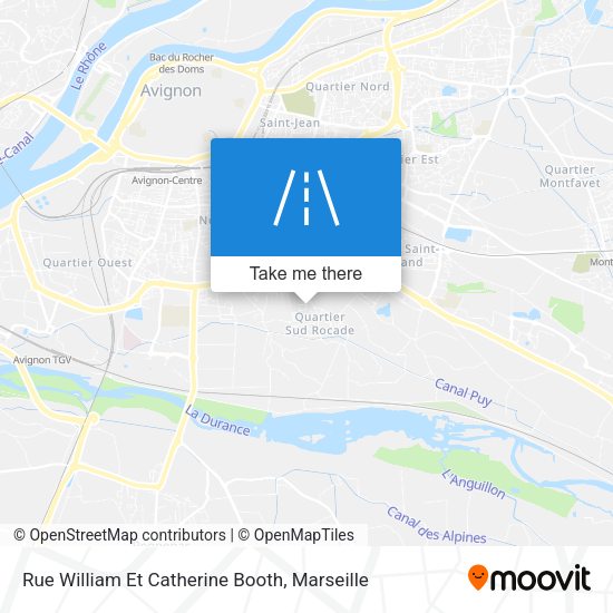 Rue William Et Catherine Booth map