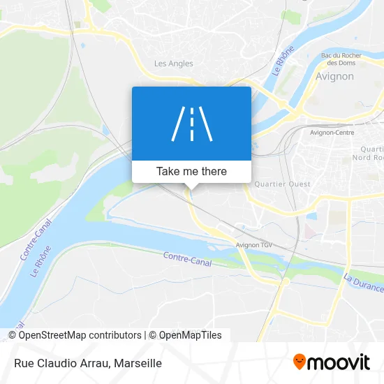 Rue Claudio Arrau map