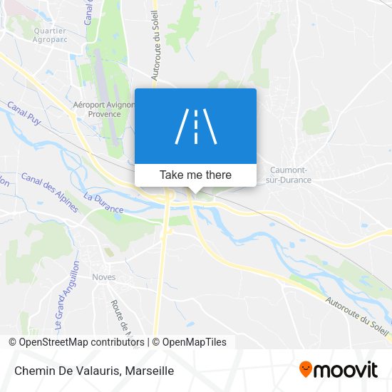 Chemin De Valauris map