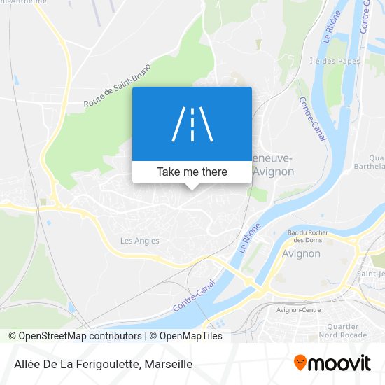 Allée De La Ferigoulette map
