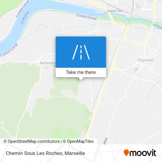 Chemin Sous Les Roches map