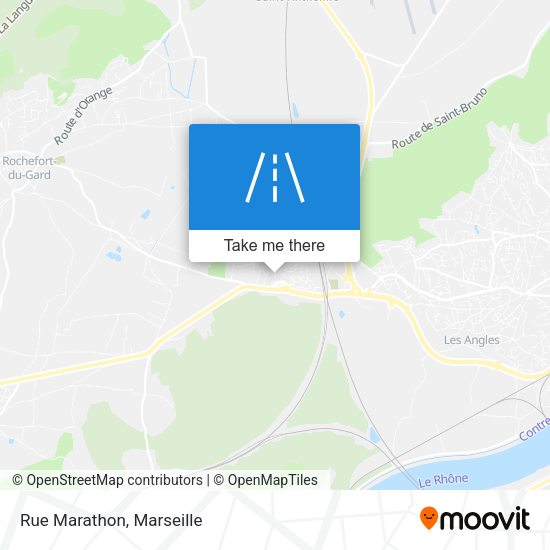 Rue Marathon map