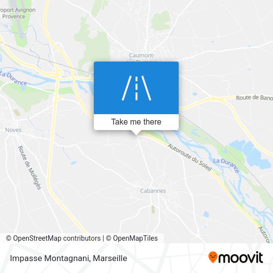 Impasse Montagnani map