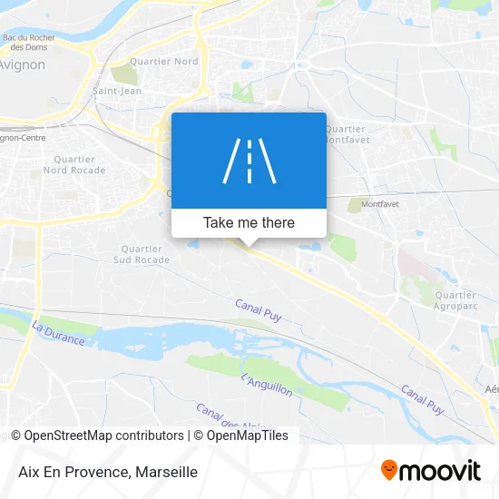 Aix En Provence map