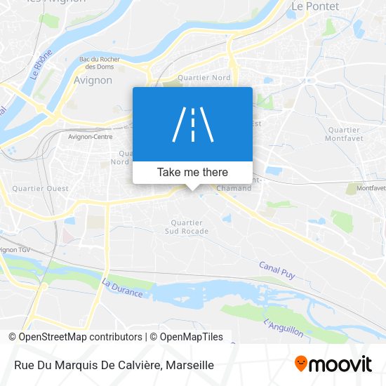 Rue Du Marquis De Calvière map