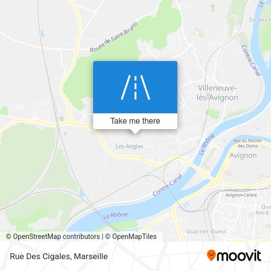 Rue Des Cigales map