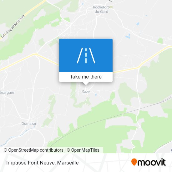Impasse Font Neuve map