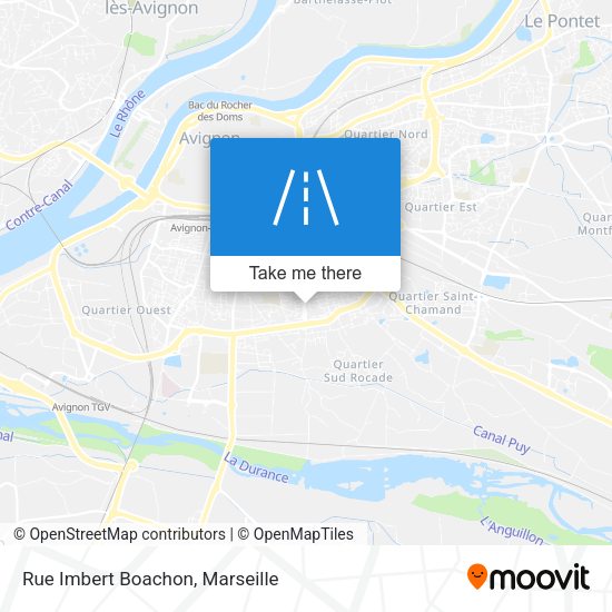 Rue Imbert Boachon map