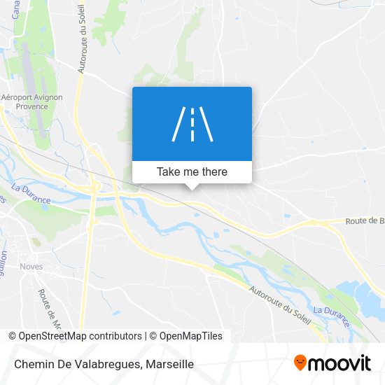 Chemin De Valabregues map